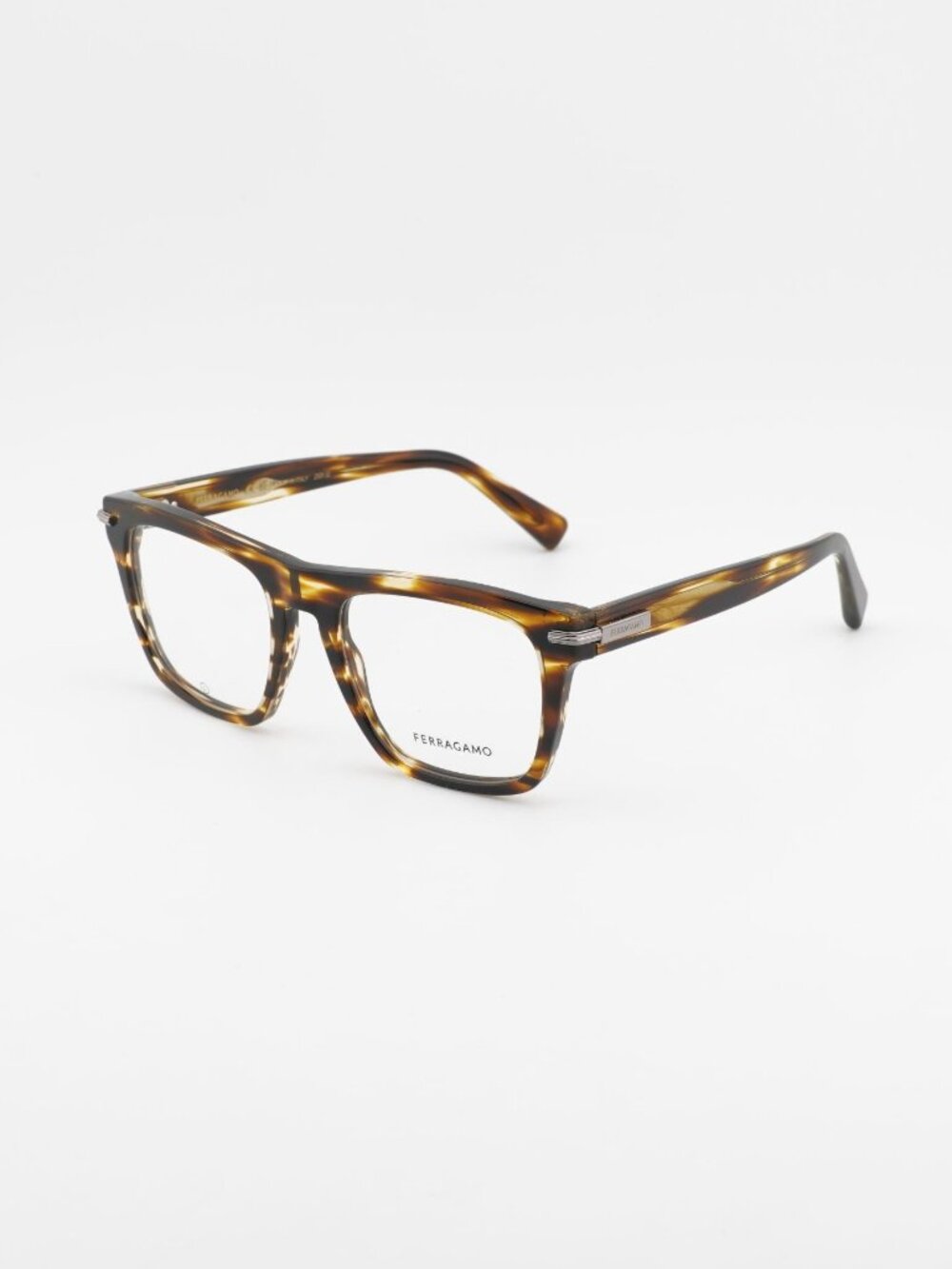 Salvatore Ferragamo SF3015 242 Eyeglasses Havana 53mm Square Frame